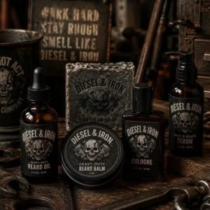 Diesel & Iron Heavy-Duty Artisan Beard & Body Soap.